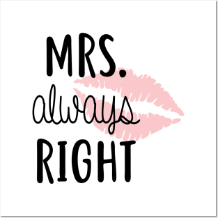 Mrs. Always Right Posters and Art